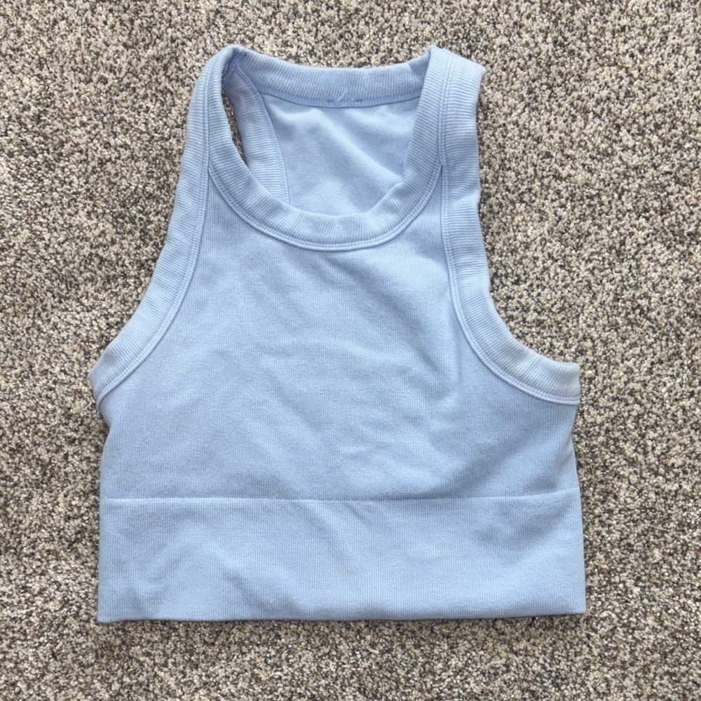 ALO Yoga Sky Blue Tank Top